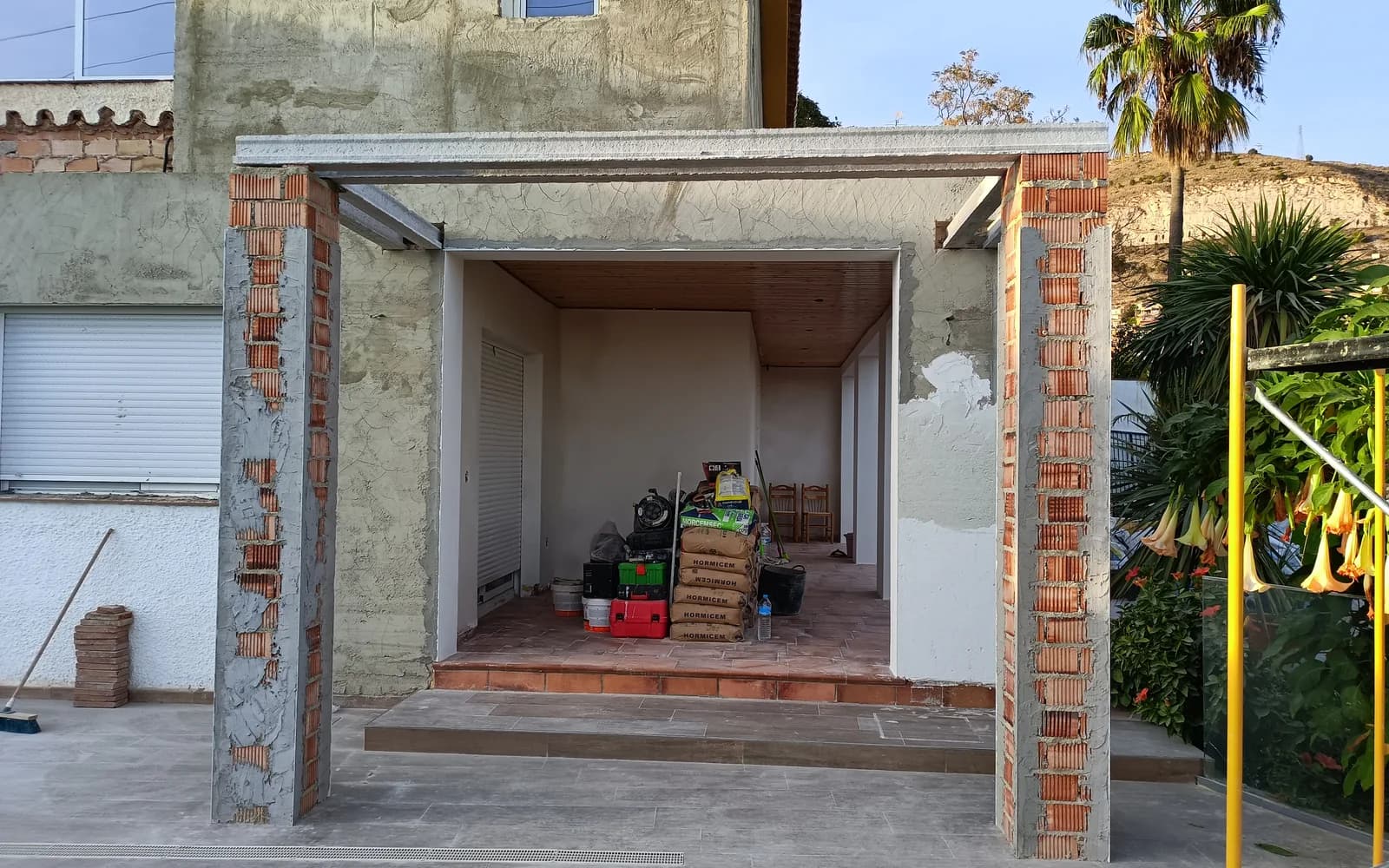 Before — Extension porch